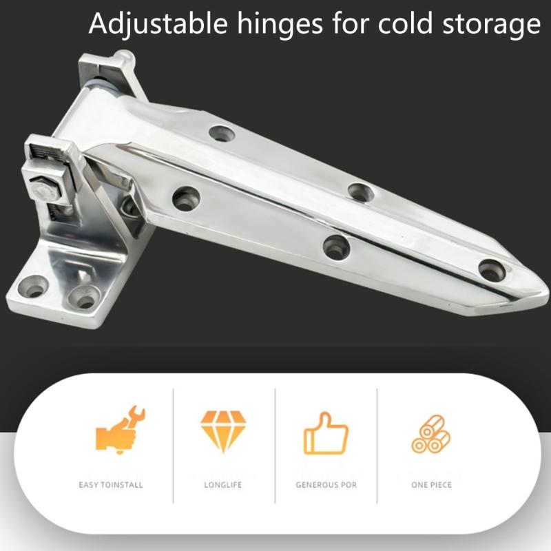 Practical Reversible Rise Hinges for Commercial Coolers Door with Spring Assisted Lift and Zinc Alloy Construction