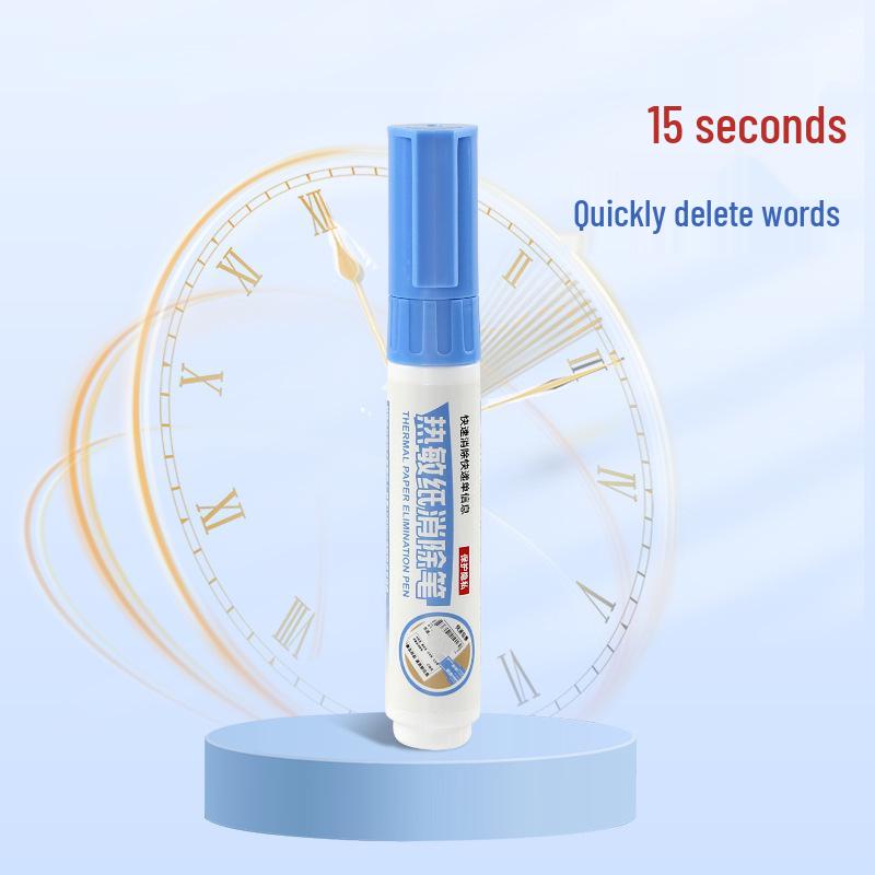 Trace-Free Fast-Drying Privacy Eraser Pen for Thermal Paper