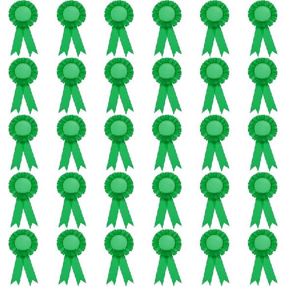 

PATIKIL Пустая наградная лента, 30 шт. Призовая лента Наградная медаль Лента победителя Признание Лента участника для соревнования, спортивного мероприятия и вечеринки, зелёный