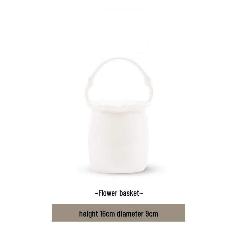 Minimalist Nordic Pure White Ceramic Dinnerware Set