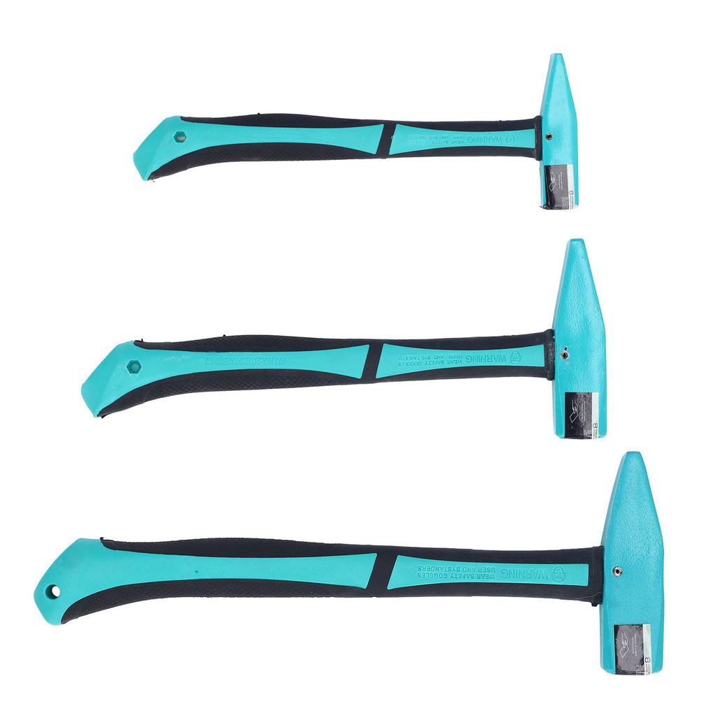 Machinist Hammer Carbon Steel TPR Handle Multi Functional Forging Hammer for Blacksmith Engineers Wo