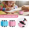 4 in 1 Math Roller Stamp Set,Randomized Addition Subtraction Multiplication Division Practice Tool,Fun Math Gift for Kids,Classroom Use
