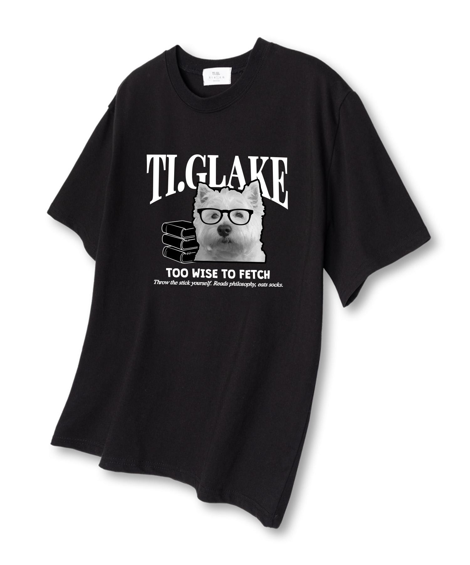 Tee Glake Twice Oversized Short Sleeve T-Shirt Black L