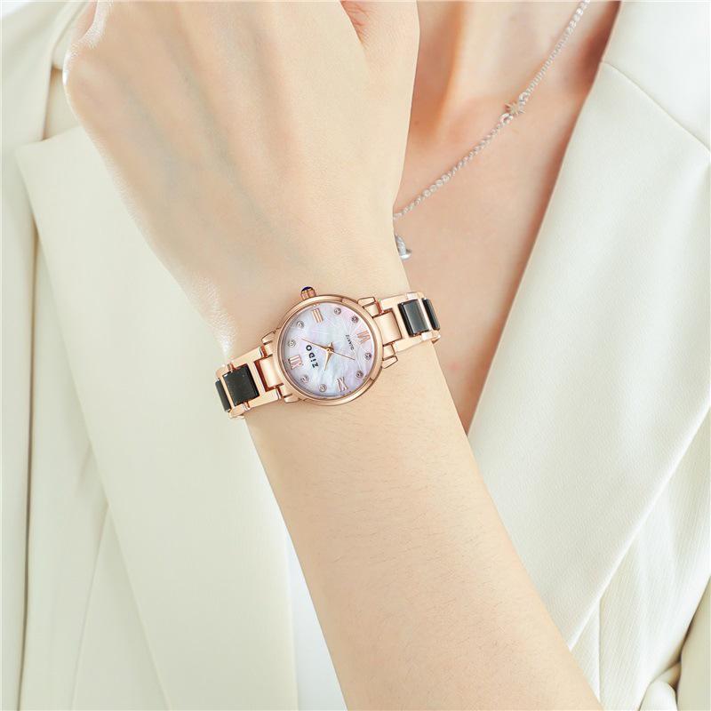 Women's Quartz Watch - Faux Ceramic High-end Niche Design