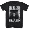 Slash Porträt Herren T-Shirt Rockgitarrist Band Merch Guns N Roses T-Shirt Unisex T-Shirt