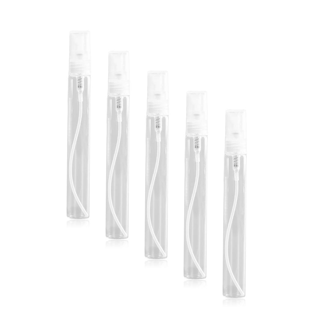 5 Pieces Sprayer Bottle Home Transparent Storage Accessory Sub Package Holders Small Liquid Bottles Storage Holder