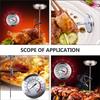 Candy/Deep Fry Thermometer with Instant Read & Pot Clip Stainless Steel Stem Meat Cooking Thermometer Best for Turkey/BBQ/Grill