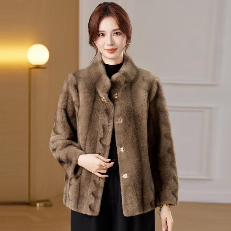 Women's Faux Mink Velvet Winter Overcoat