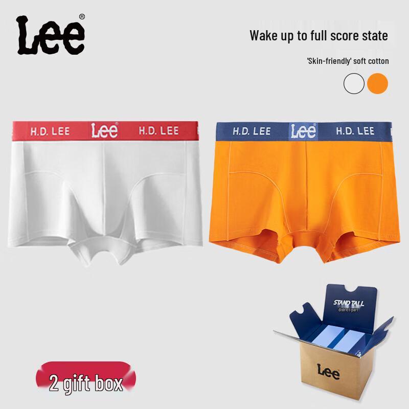 Lee Men's Pure Cotton Antibacterial Boxer Briefs