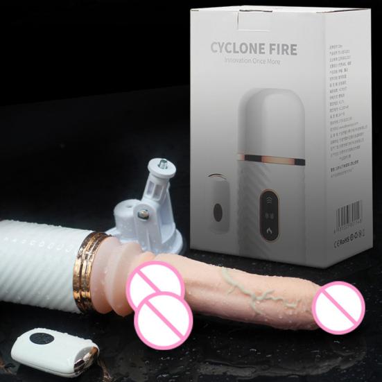 Women Masturbator Vibrator Telescopic Penis Dildo G-spot Massager Flirting Toy