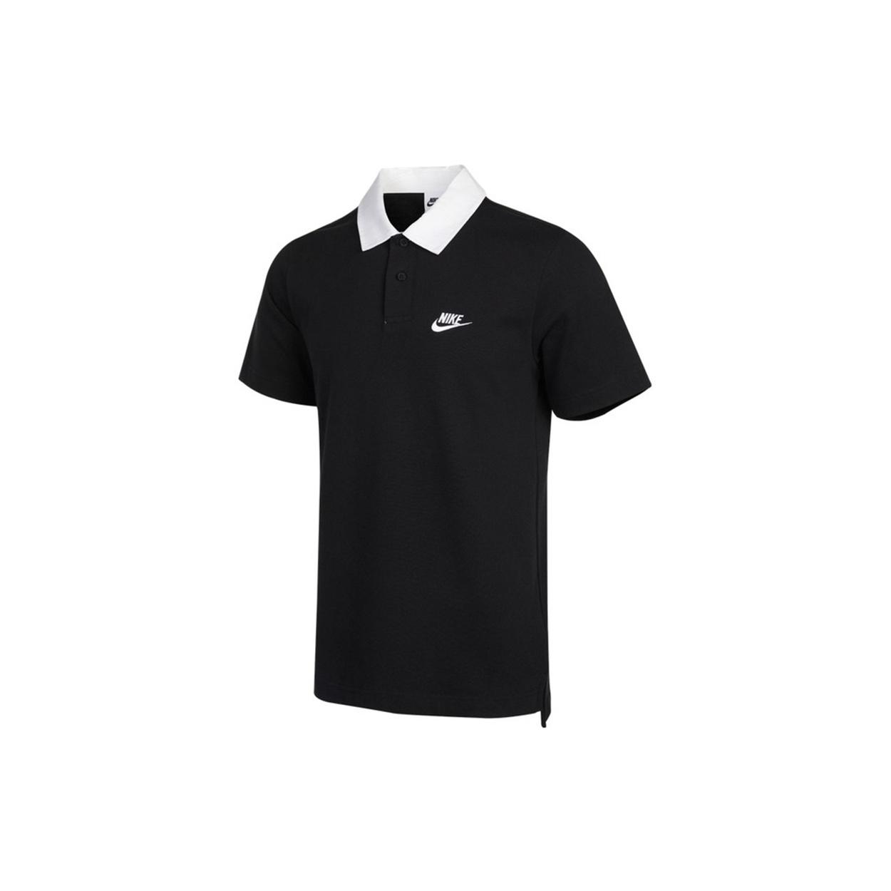 Nike Nsw Spe Ss Rugby Polo Sports Short Sleeve Polo Shirt Black Men s DD4713-010 XL