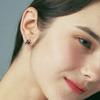 Ribbon Touch One-Touch Earrings