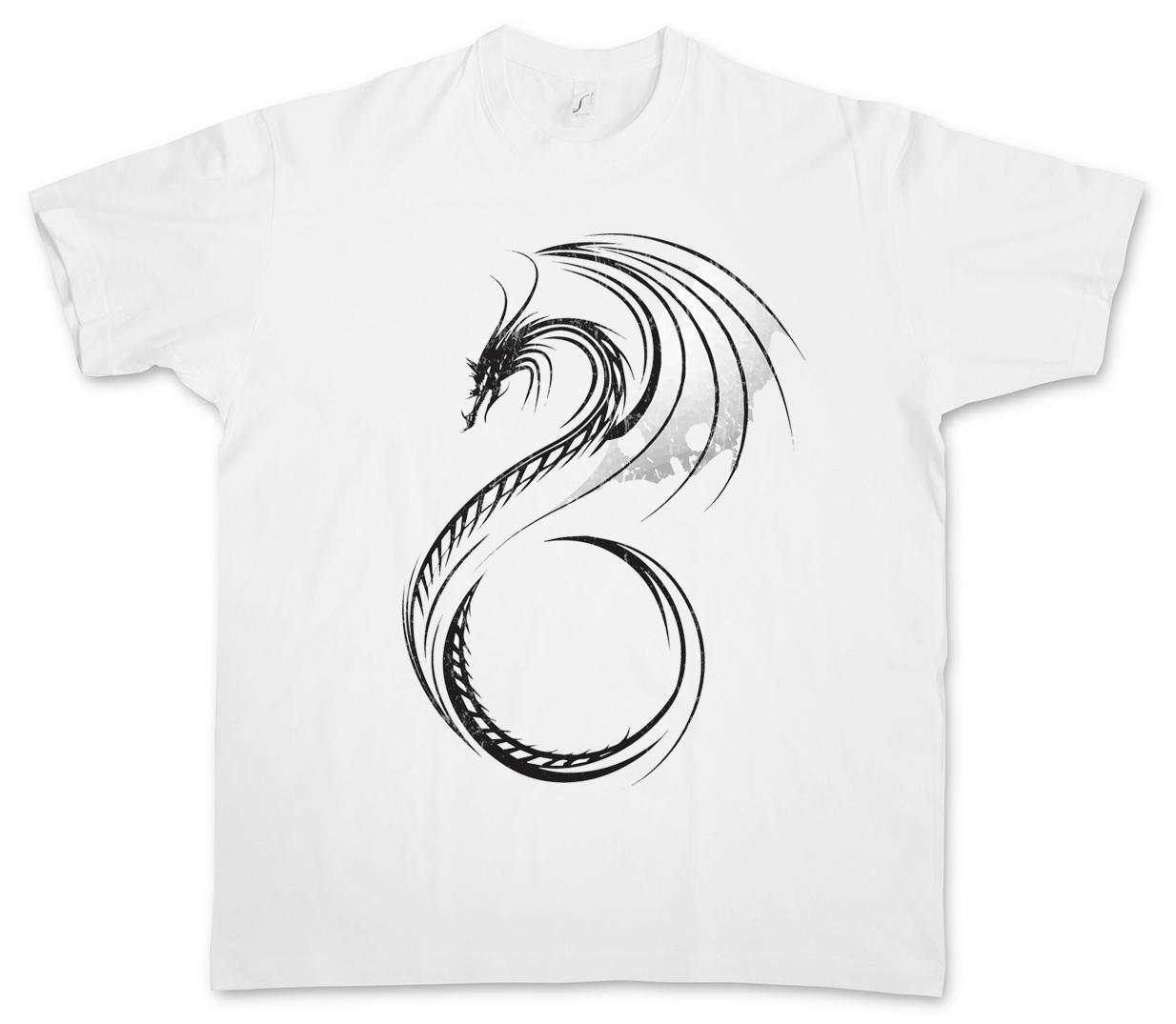 CELTIC DRAGON II T-Shirt Mens Womens Tees Top Celts Cross Religion Culture Paganism Sign Symbol 4XL