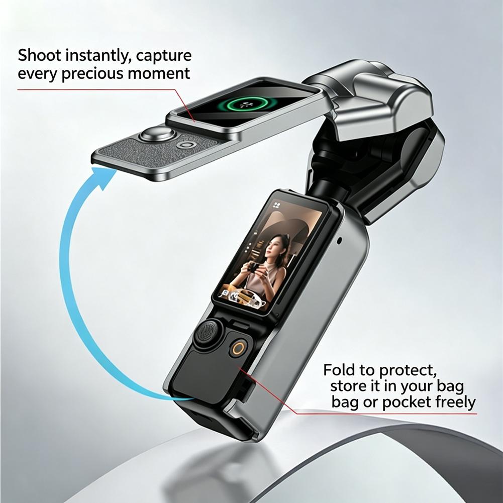 For DJI Pocket4 Protective Case Photography Sports Magnetic Suction Minimalist Style Protective Cover
