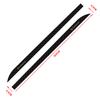 2Pcs Carbon Car Door Side Skirt Sill Stripe Sticker Anti-scratch Refit Sticker For Porsche 911 918-Spyder 928 944 968 Boxster Cayenne Macan
