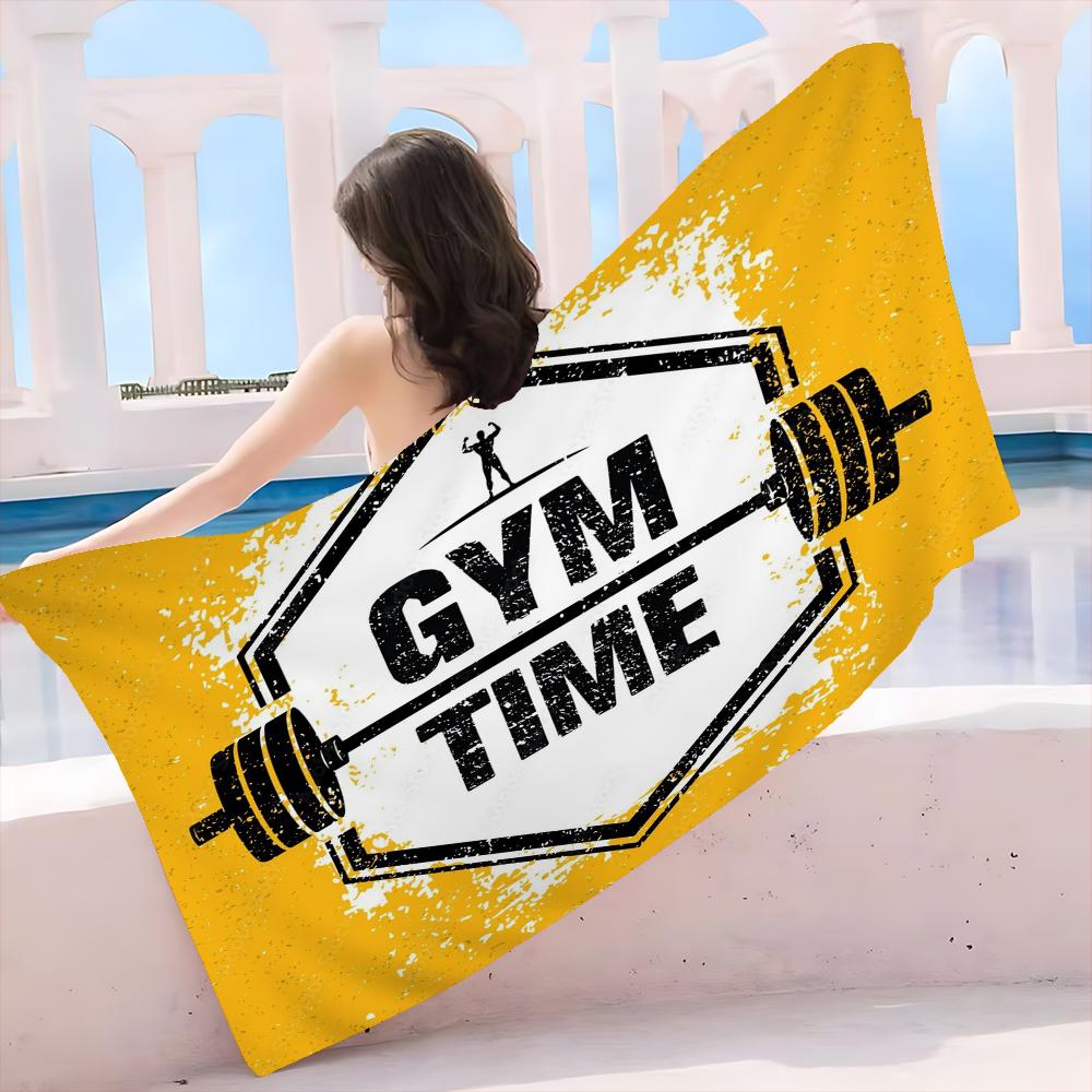 No Pain No Gain Beach Towel For Kids Personalized Bath Towel Pool Towel Vacation Gift Picnic Towel Party Gift