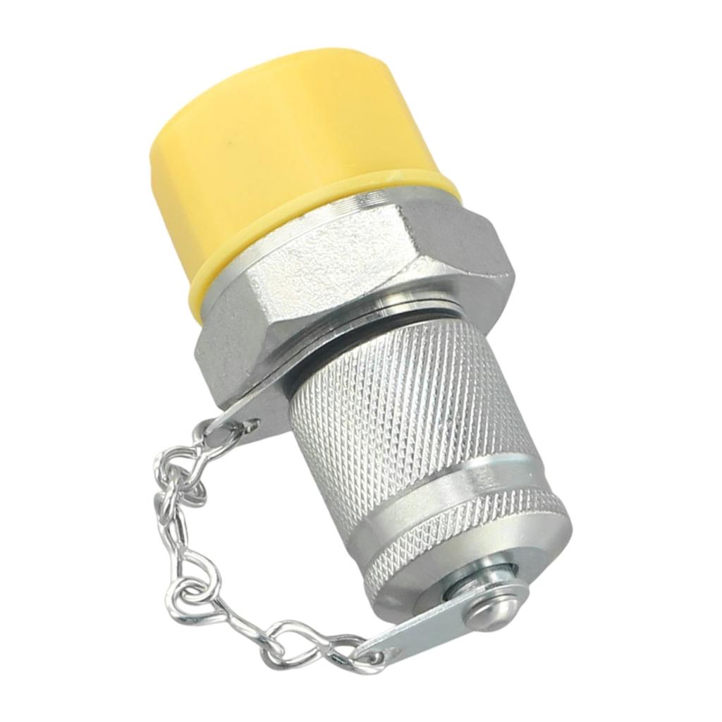 Galvanized Steel Hydraulic Adapter Burr-free Thread High Temperature Fitting M16x2 Hose Fitting Adapter Fast Rotation Design