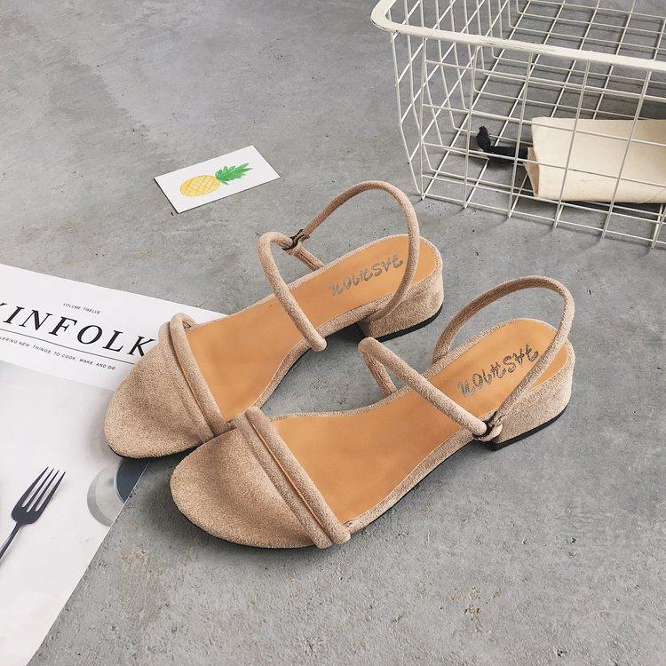 

Summer new Korean version one shoe two wear women s sandals slippers one word with beach shoes open toe cool slippers women 40 абрикосовий