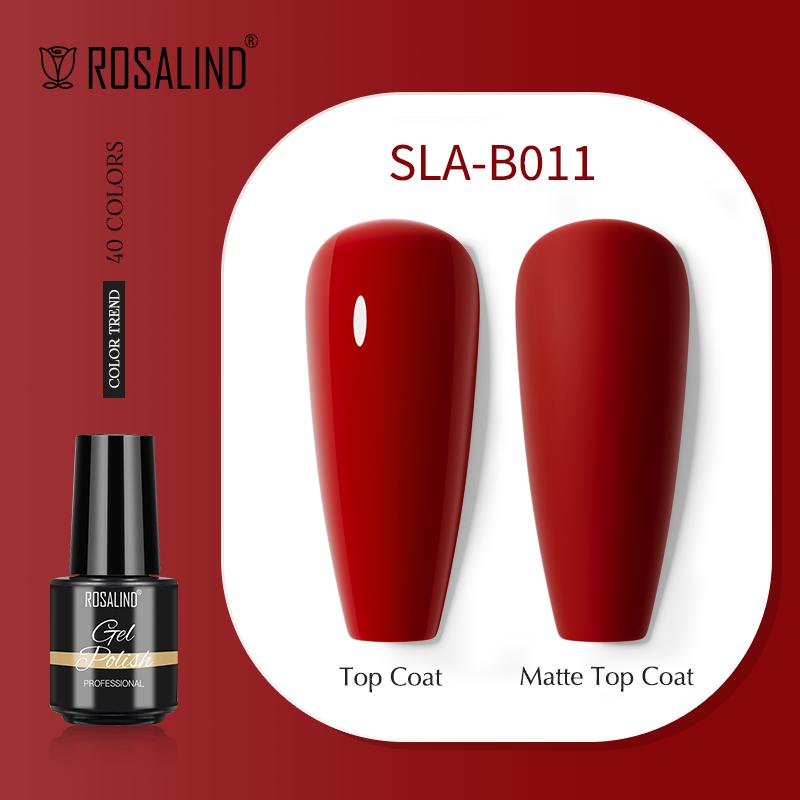 ROSALIND UV Lamp Soak Off Gel Polish Glitter Lacquer Gel na nehty Barevný gel lak na nehty lak Hybrid Nail Art Gel