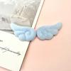 Korean Ins Cute Black And White Angel Wings Pendant Handmade Ornament Patch Brooch Decoration Plush Wing Bag Decoration