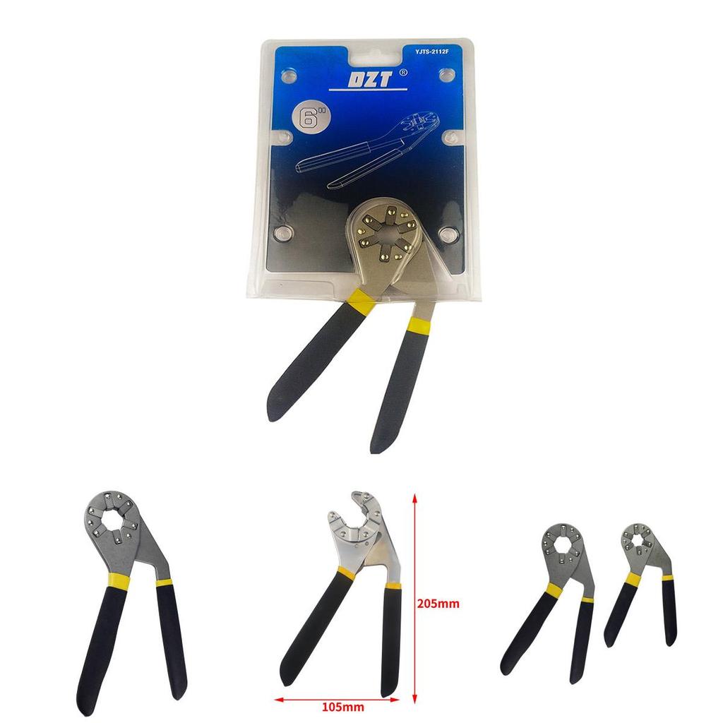 Zeitloses Design 6"/8" Verstellbarer Schraubenschlüssel Für Alle Schrauben Und Rohre Mit Sechskantgriff