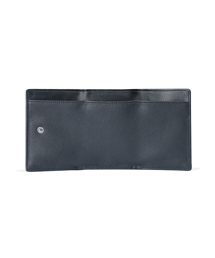 Fennec Triangle Triple Wallet - Leopard Navy