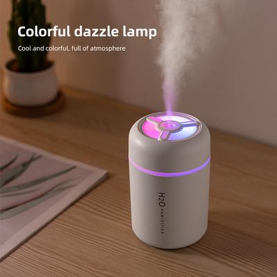 Portable Colorful Humidifier XD90/USB Mini Air Humidifier with LED Night Light, Silent Ultrasonic Mist, Car/Home Use