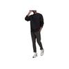adidas Originals Trefoil Solid Logo Print Crew Neck Sweatshirt Men Sweatshirt Black HK2938