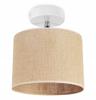 CEILING HANGING LAMP, JUTE LAMPSHADE, 20 CM