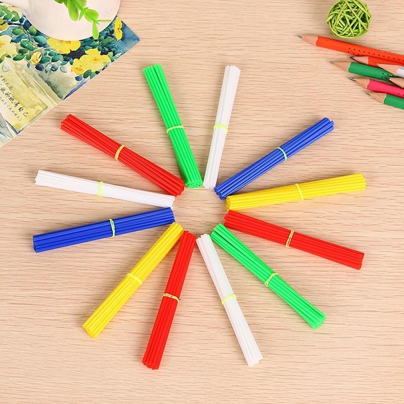 New 100pcs Children's Baby Learning Game Stick Bar Counting Rod Math Arithmetic Teaching Aids