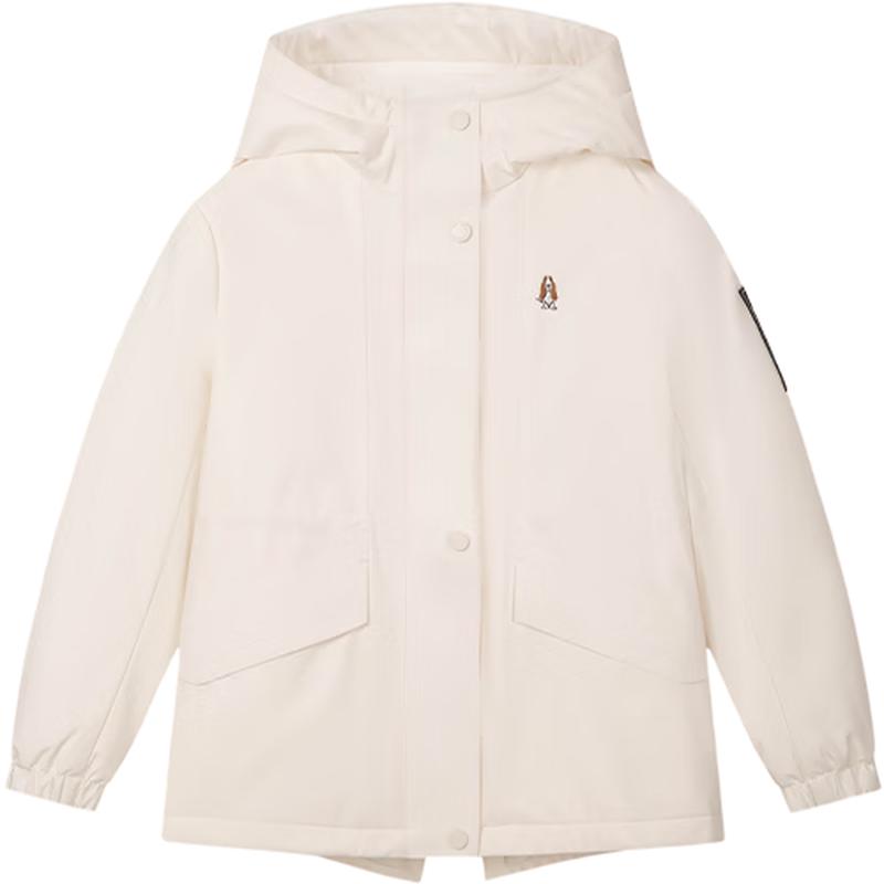 Hush Puppies Girls  Fleece-Lined Hooded Windbreaker 130