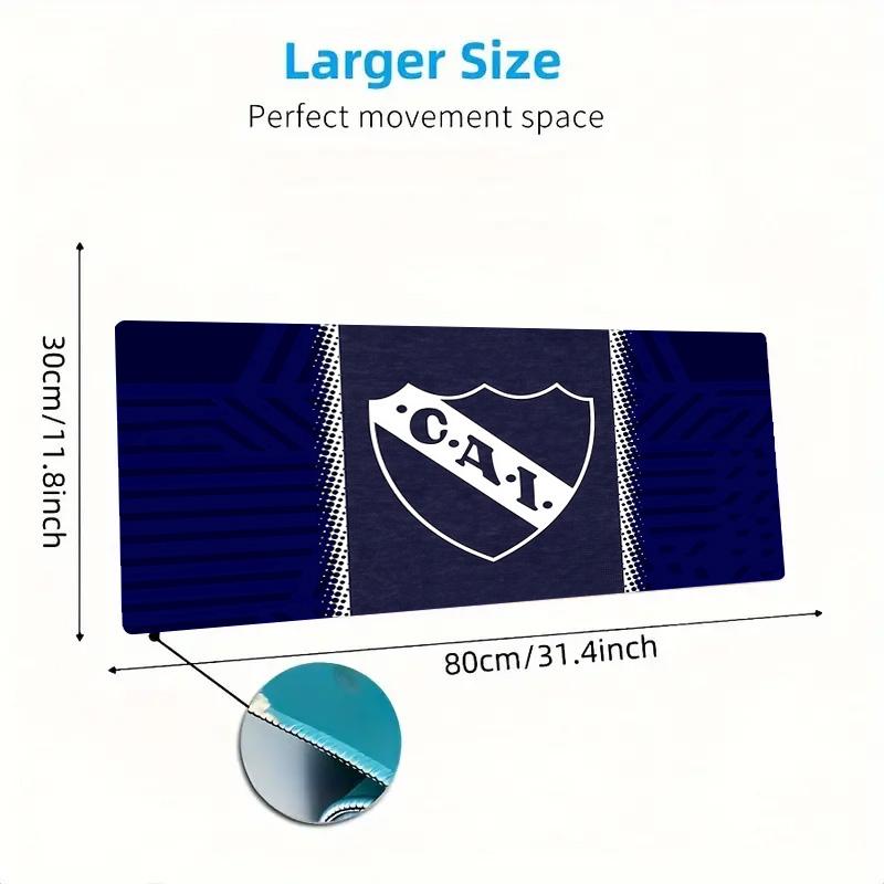 Club Atletico Independiente Print Cushion Non-slip Laptop Tablet Big Mousepad XXL Mat Mini PC Playmat With Lock Edge