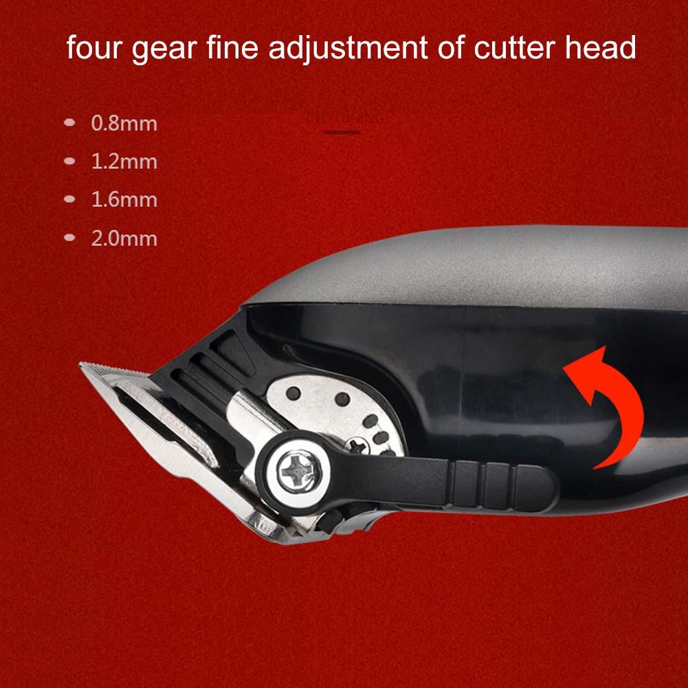 SHINON LED Adjustable Hair Clipper Trimmer Haircut Machine Electric Barber Hair Cutter