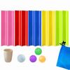 10 Pieces U-Shaped Channel Game with Balls Sensory Groove Track Kit Ball