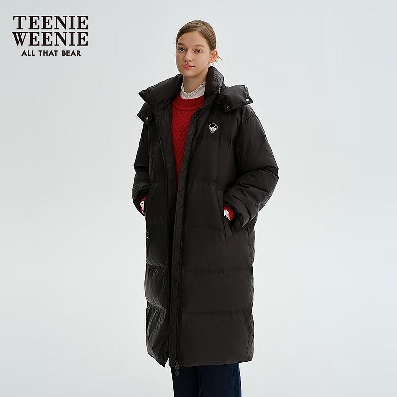 Teenie Weenie Women's Cloud Puffy Hooded Long Down Jacket