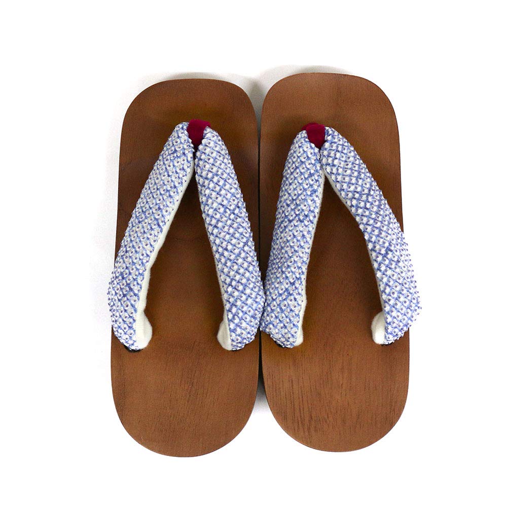 

Geta Pido Heel Yukata Geta Full Aperture Pique Aperture Blue L [кимоно кафе] синий