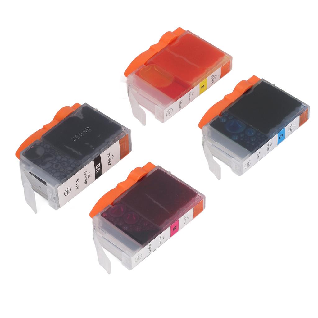 Tintenpatronen Kompatibel Nachfüll-Ersatz für PIXMA IP4200 IP4300 IP4500 Drucker 4 Farben(PGI‑5BK CLI‑8C M Y)