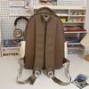 High-value Soft Girl Girl Backpack Small Ins Mini Small Bag Female College Student Spring Outing Two-piece Backpack
