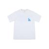 MLB Los Angeles Dodgers American Vintage Basic Solid Color Printed Short Sleeve T-Shirt Unisex Tops White 31TS04031-07W