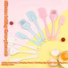 3pcs Silicone Baking Spatulas And Oil Brush Set, Food Grade Silicone Butter Cream Spreaders And Pastry Brush, Kitchen Utensils .