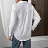 2025 Autumn Women's Casual Long Sleeve Pocket Shirt