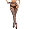 European & American Sexy Rhinestone Lingerie Garter Stockings Jacquard Fishnet Tights (7501)
