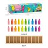 Holzfarben-Zuordnungs-Memory-Spiel für Kinder und Eltern