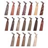 Men Tie Formal Striped Spotted Print Groom Wedding Tie Business Wear Clear Pattern Pointed Office Banquets Necktie