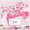 Pecfamly Cutecore Room Decor - Pink Anime Tapestry - Kawaii Posters - Gamer Girl Room Decor - Gaming Tapestry