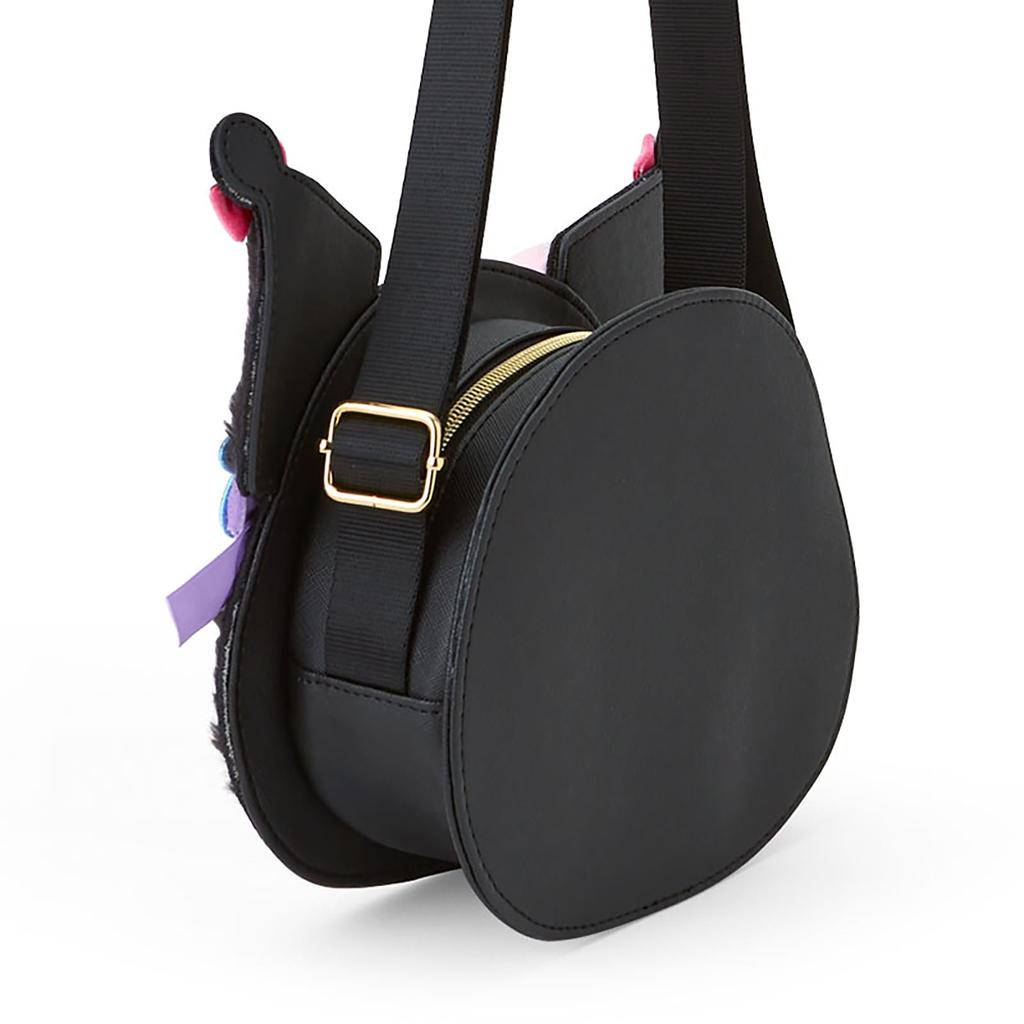 shoulder bag Kyun Kuromi 375586 [Sanrio] Face-shaped (Romi Room)