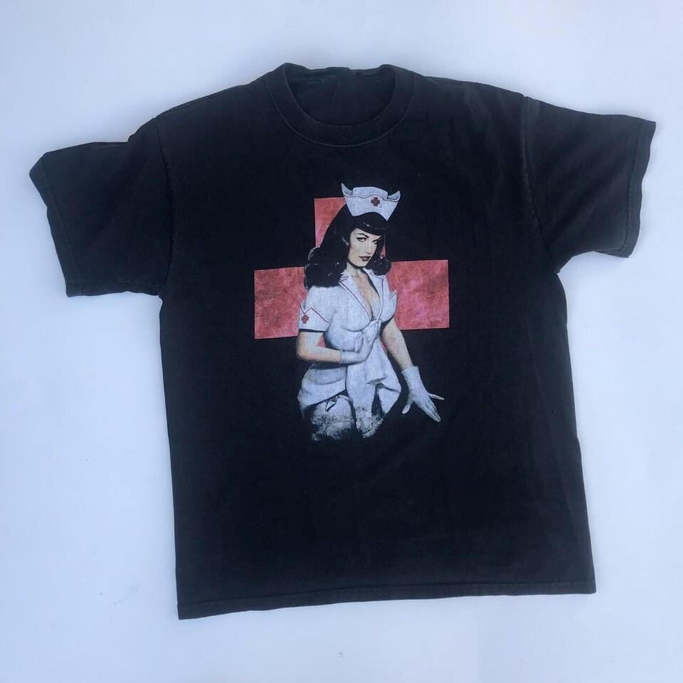 Rare Bettie Page Gift For Fan S to 5XL Unisex T-shirt GC1635 L