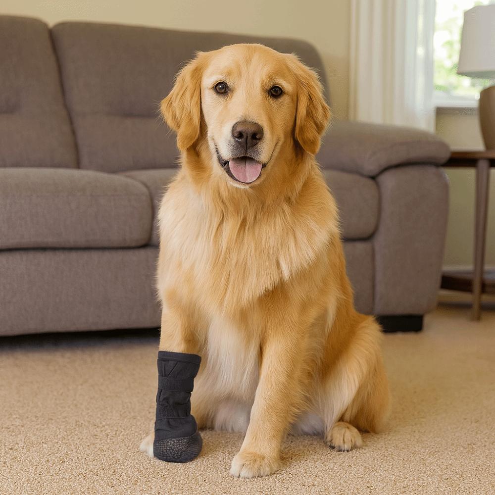 Professional Waterproof Dog Paws Protective Cover Adjustable Anti-licking Dog Foot Cover Breathable Dog Shoes Wound Care