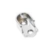 Pack of 2 Rail Mount Closet Clothes Tube Holder Rail End Support Holder Closet Rail Mount Simple Install for Clothes