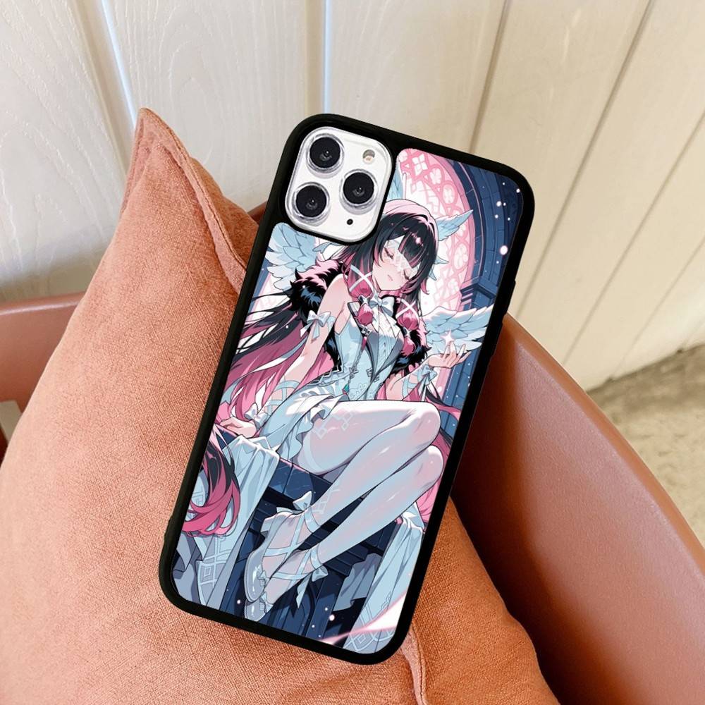 Genshin Impact Columbina For iPhone 11 12 13 14 15 16 17 Pro Max Plus TPU+PC Shockproof Back Phone Cases